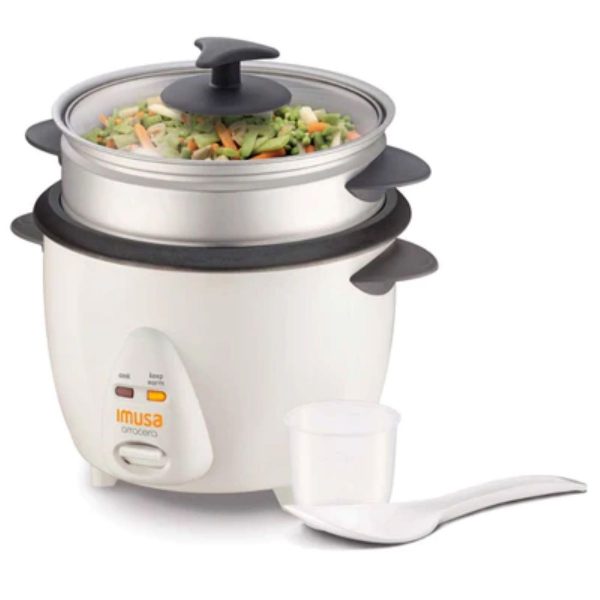 Olla arroz IMUSA MK1301CO 5 Tazas Blanca - Imagen 2