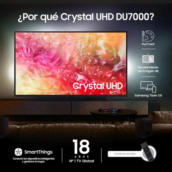 Televisor SAMSUNG 65" Crystal 4K Smart - Imagen 6