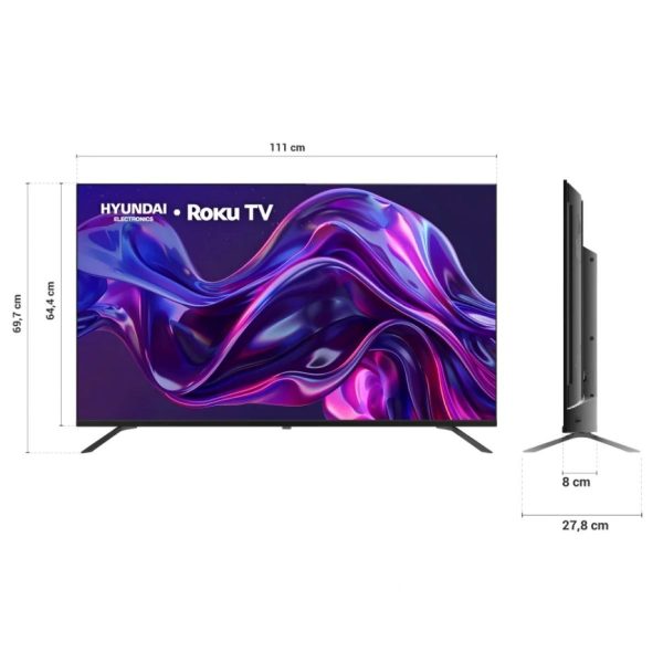 Televisor HYUNDAI 50"4K Smart Roku - Imagen 5